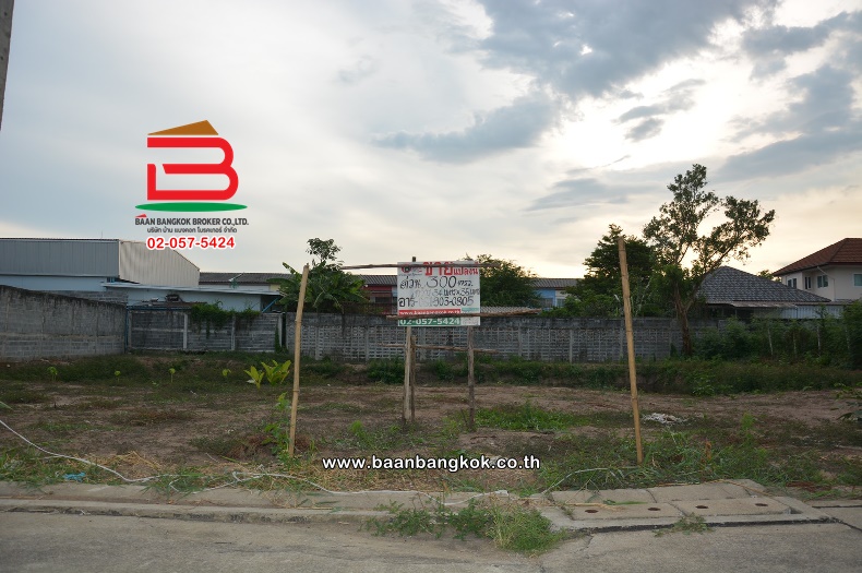 For SaleLandNawamin, Ramindra : Vacant land, Soi Sai Mai 26, area 300 square wah, opposite AC Sai Mai Market, Sai Mai Road, Sai Mai Subdistrict, Sai Mai District, Bangkok
