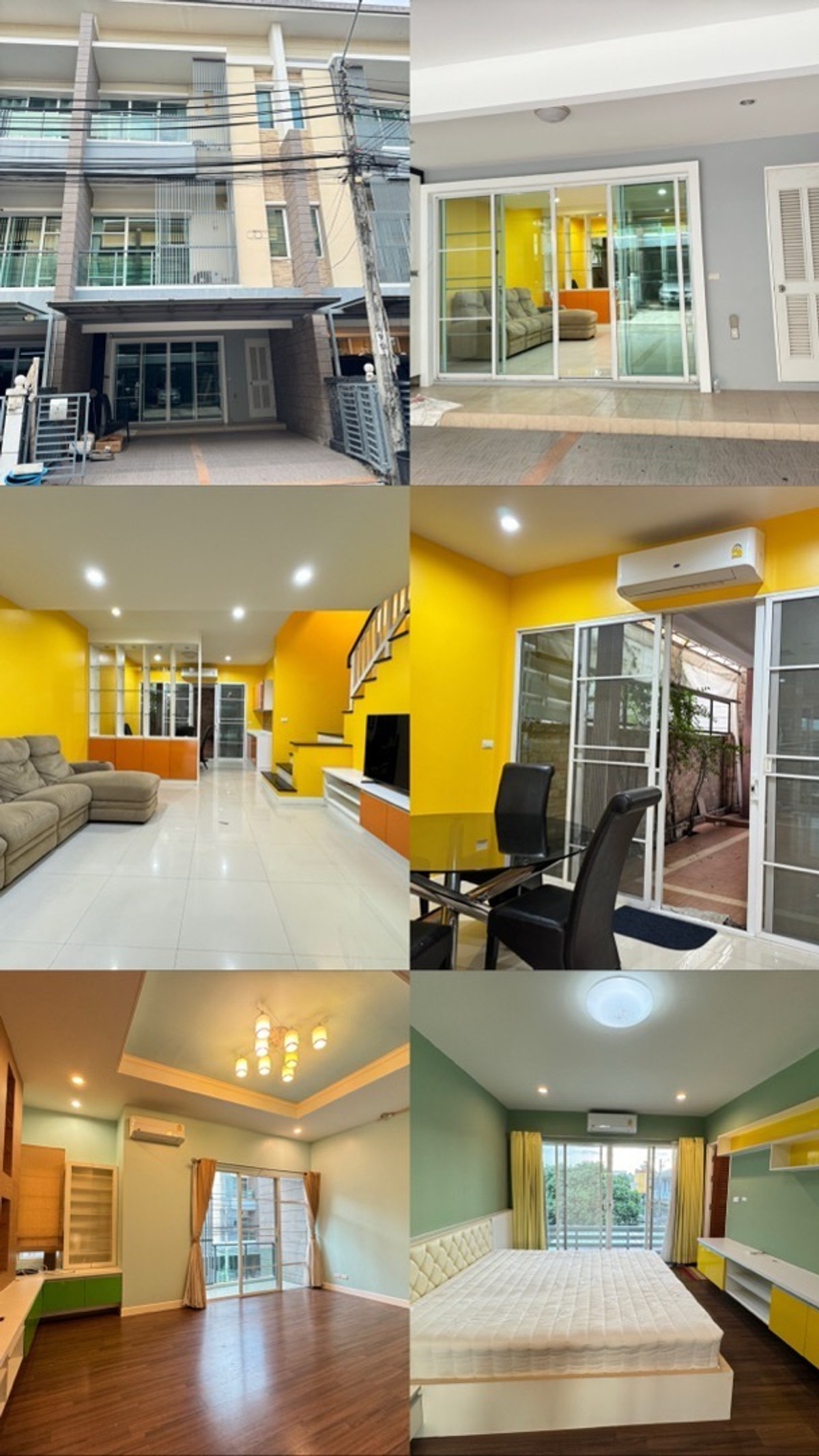 ให้เช่าทาวน์โฮมเลียบทางด่วนรามอินทรา : Townx plus Lardprao โยธินพัฒนา3ถ. ประดิษฐ์มนูธรรม เฟอร์นิเจอร์ + เครื่องใช้ครบ 3ห้องนอน