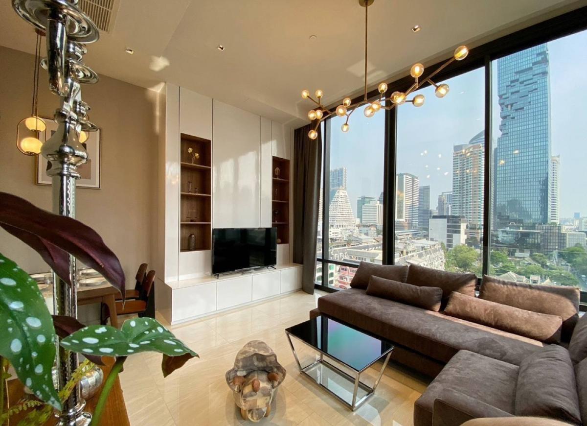 ให้เช่าคอนโดสีลม ศาลาแดง บางรัก : Duplex 2 Beds in Ashton Silom