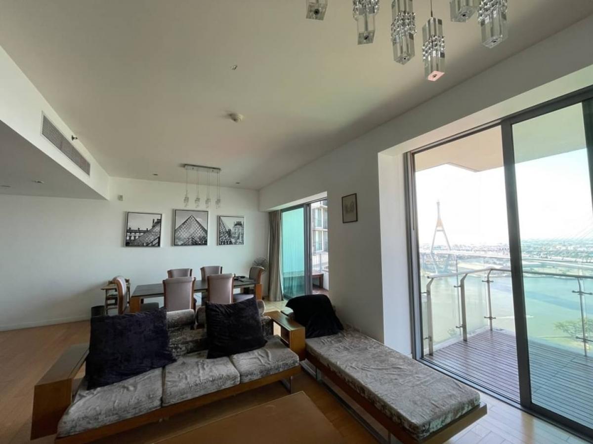 For SaleCondoRama3 (Riverside),Satupadit : Sell with tenant til Mar 25Living by the River with huge view, big balcony