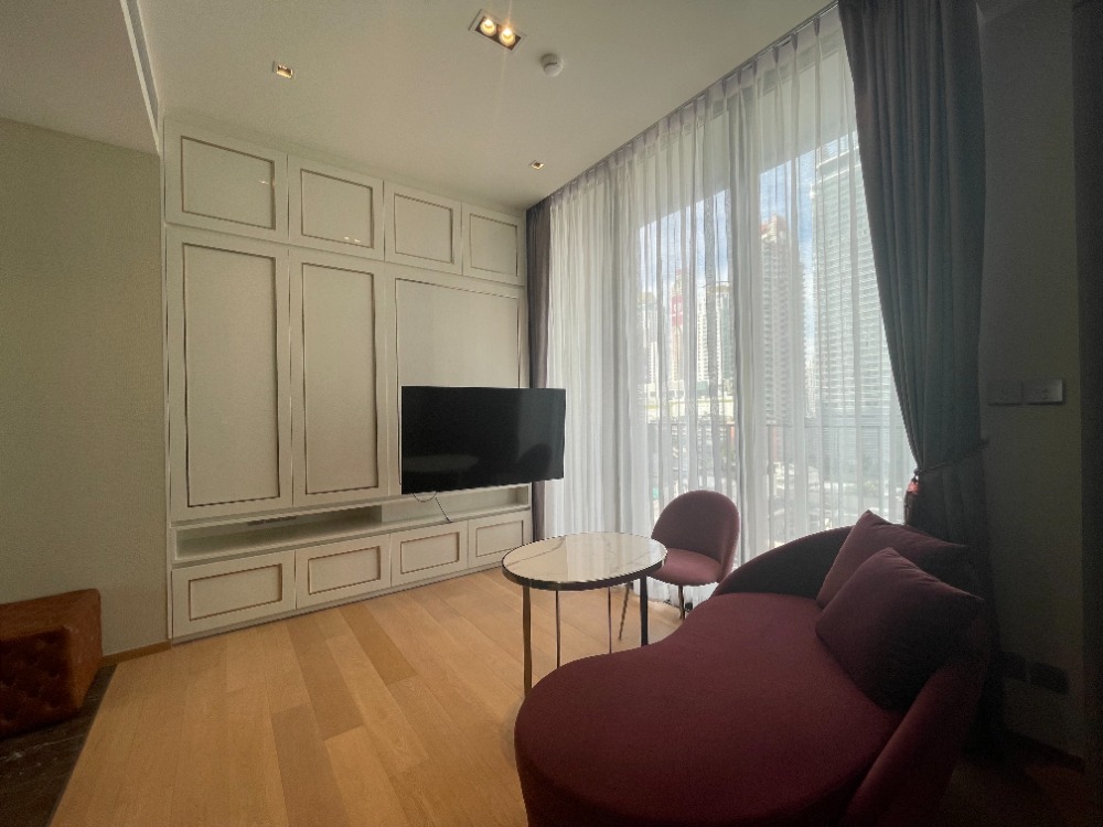 For RentCondoWitthayu, Chidlom, Langsuan, Ploenchit : For rent, 1 bedroom, fully furnished, ready to move in