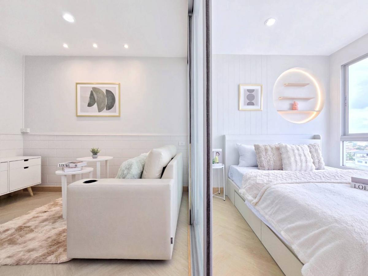 ขายคอนโดเกษตรศาสตร์ รัชโยธิน : 🤩 ผ่อนถูกกว่าเช่า มีอยู่จริง 🤩 กับคอนโดราคาสบายกระเป๋าบนย่าน #ลาดพร้าว วังหิน อย่าง #doubleU คอนโด