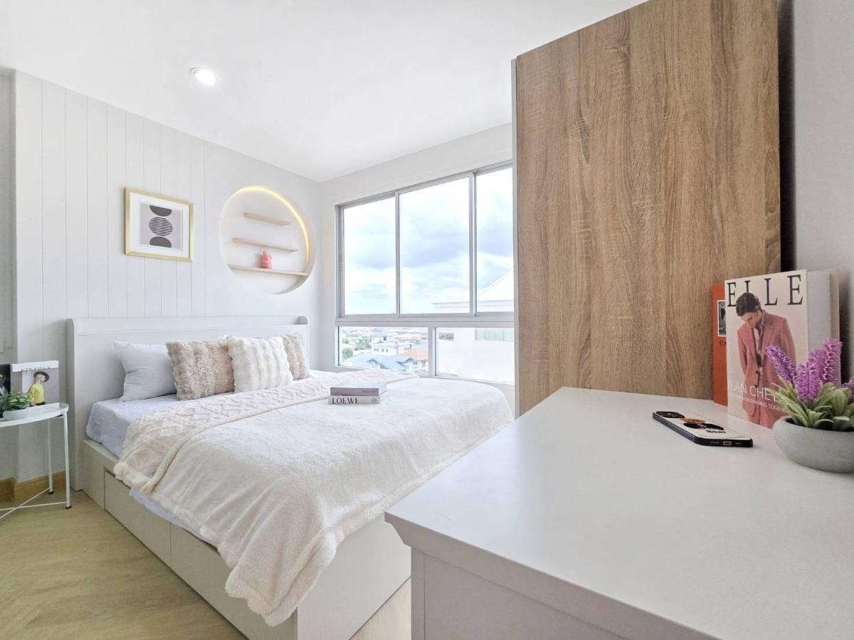 ขายคอนโดเกษตรศาสตร์ รัชโยธิน : 🤩 ผ่อนถูกกว่าเช่า มีอยู่จริง 🤩 กับคอนโดราคาสบายกระเป๋าบนย่าน #ลาดพร้าว วังหิน อย่าง #doubleU คอนโด