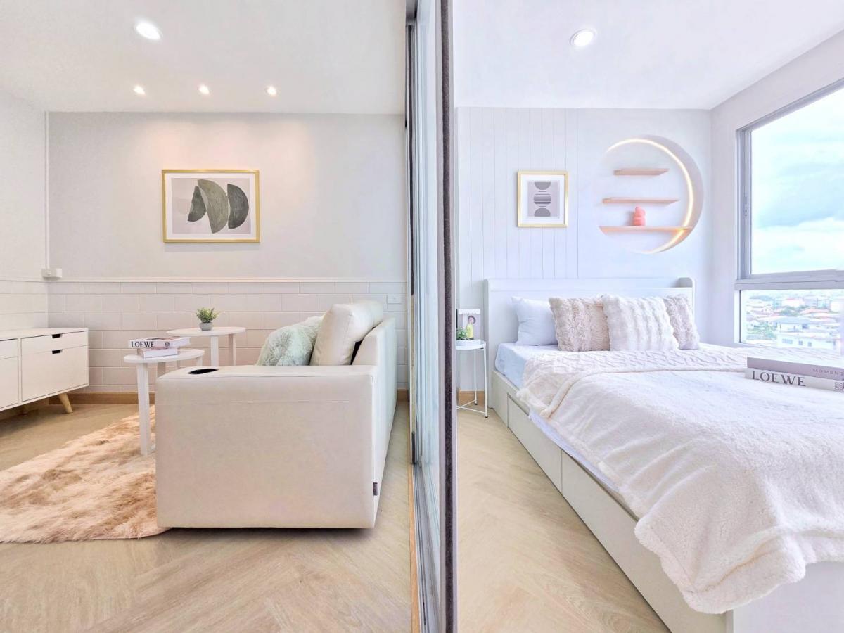 ขายคอนโดเกษตรศาสตร์ รัชโยธิน : 🤩 ผ่อนถูกกว่าเช่า มีอยู่จริง 🤩 กับคอนโดราคาสบายกระเป๋าบนย่าน #ลาดพร้าว วังหิน อย่าง #doubleU คอนโด