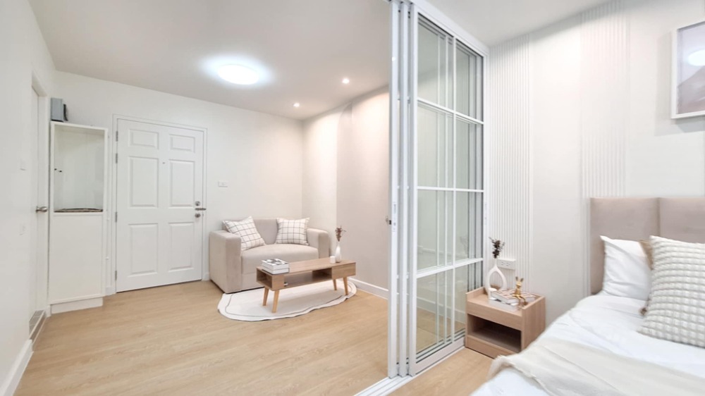 For SaleCondoNawamin, Ramindra : Condo for sale, Lumpini Town, Ram Intra-Lak Si, beautiful room, complete with electrical appliances and furniture