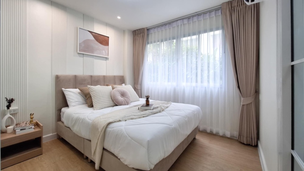 For SaleCondoNawamin, Ramindra : Condo for sale, Lumpini Town, Ram Intra-Lak Si, beautiful room, complete with electrical appliances and furniture