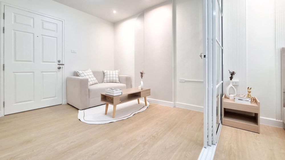 For SaleCondoNawamin, Ramindra : Condo for sale, Lumpini Town, Ram Intra-Lak Si, beautiful room, complete with electrical appliances and furniture