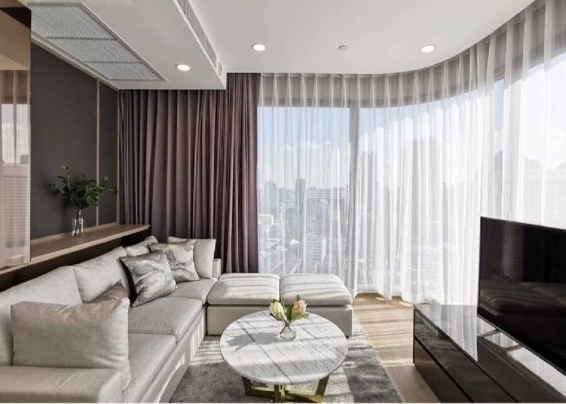 For RentCondoSiam Paragon ,Chulalongkorn,Samyan : Ashton Chula Silom【𝐑𝐄𝐍𝐓】🔥Luxury 2-bedroom unit with panoramic city views, near Sam Yan MRT Station🔥  Contact Line ID: @hacondo