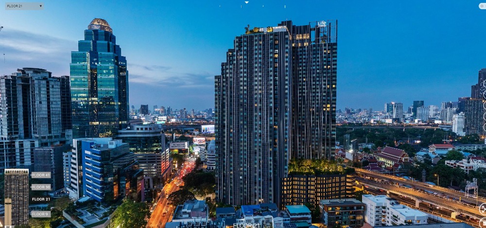 ขายดาวน์คอนโดวิทยุ ชิดลม หลังสวน : Owner Post [ Foreigner Quota ] A corner unit with VVIP price 34.5 SQM