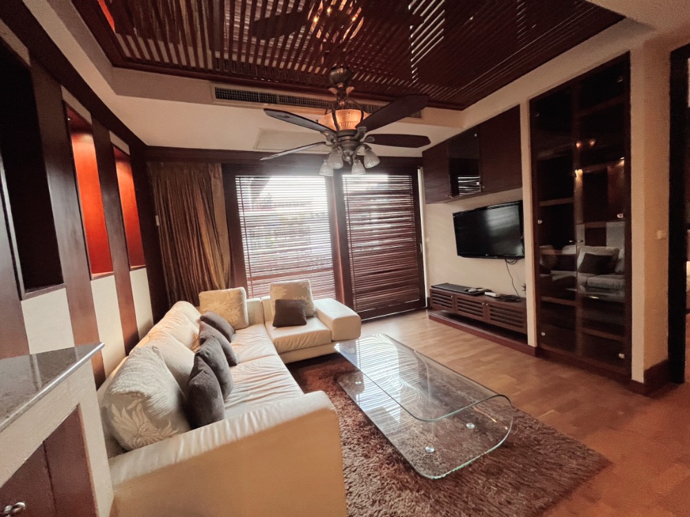 ให้เช่าคอนโดรัชดา ห้วยขวาง : RENT !! Condo Amanta Ratchada, MRT Thailand Cultural Centre, 2 Bed, Tower 2, Fl. 6, Area 98 sq.m., Rent 35,000 Baht