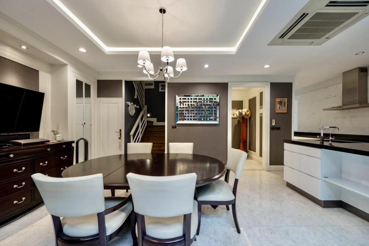 ขายทาวน์โฮมอ่อนนุช อุดมสุข : 📢👇Townhome 4 ชั้น เพิ่งตกแต่งใหม่ หน้าบ้านหันทิศ ตะวันออกเฉียงใต้ รปภ 24 ชม ไม่มีคลับเฮาส์และพื้นที่ส่วนกลาง ขายพร้อมเฟอร์นิเจอร์และชุดครัว Built-in (ไม่รวมเฟอร์นิเจอร์ตัวลอย) เดินทางสะดวกหลายเส้นทาง: ทางด่วนรามอินทรา-อาจณรงค์, สุขุมวิท, เอกมัย, คลองตัน