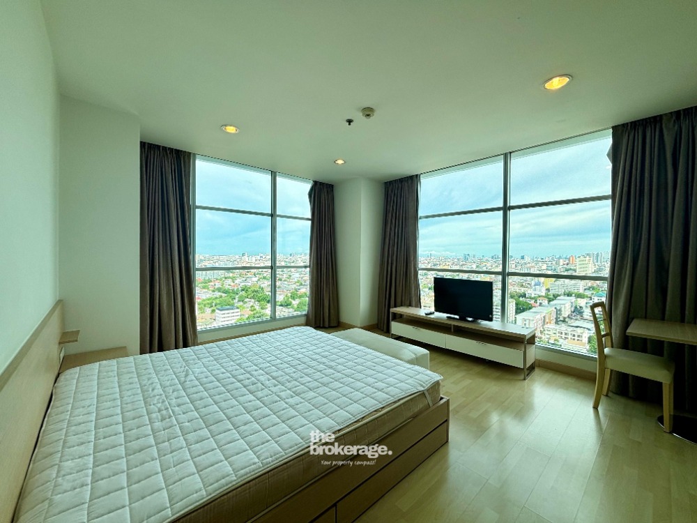 ให้เช่าคอนโดรัชดา ห้วยขวาง : ให้เช่าด่วน!! ริทึ่ม รัชดา 2 ห้องนอน 2 ห้องน้ำ 72ตรม. 30,000 บาท ชั้นสูง Line : @thebrokerage