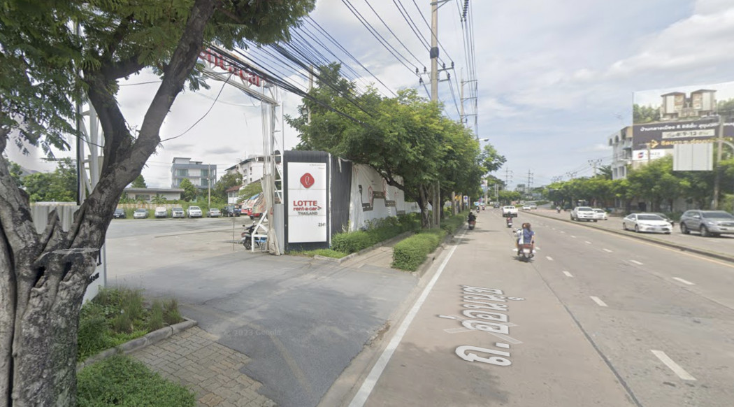 ให้เช่าที่ดินพัฒนาการ ศรีนครินทร์ : ให้เช่าที่ดินติดถนนใหญ่  8ไร่ ที่ดินสวย ทำเลดี สุขุมวิท 77