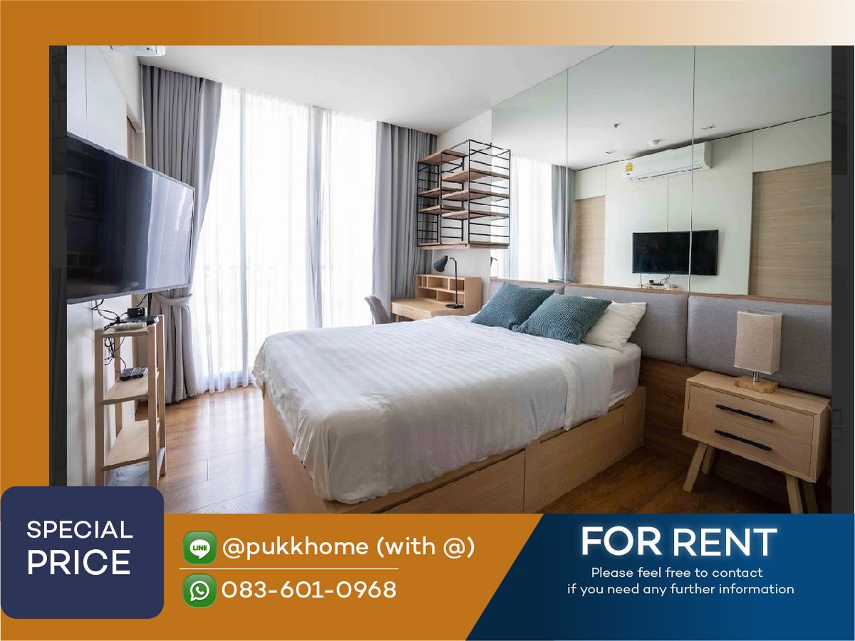 ให้เช่าคอนโดสุขุมวิท อโศก ทองหล่อ : Park Origin Phrom-phong (Park 24 ) ✨ Fully furnished   ✨  📞LINE  @pukkhome (with @)