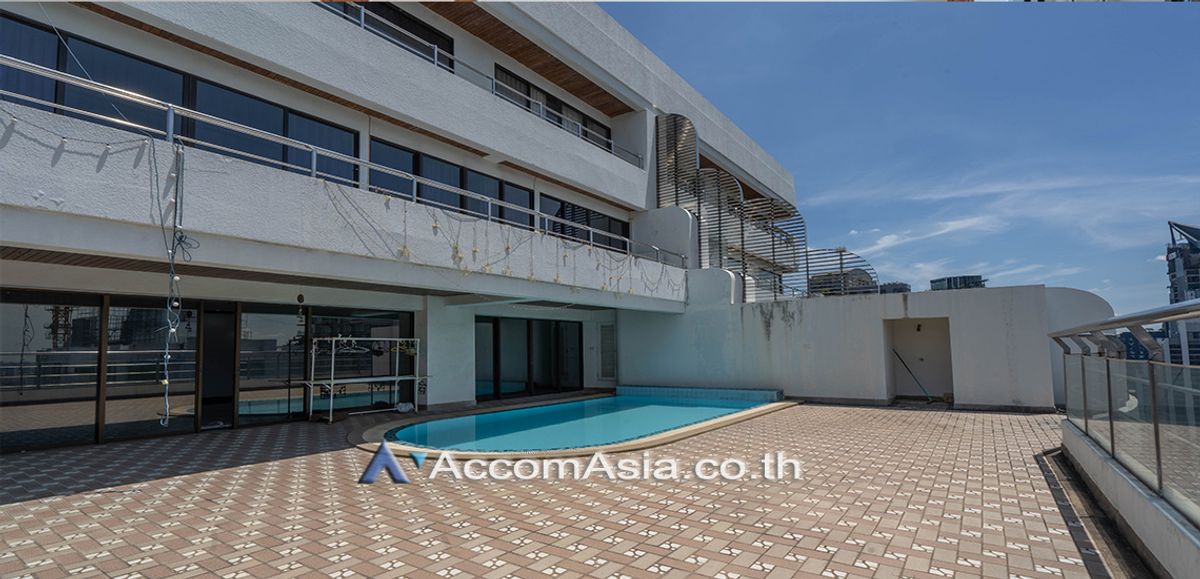 ให้เช่าคอนโดสุขุมวิท อโศก ทองหล่อ : 🔽AccomA🔽 Huge Terrace, Private Swimming Pool, Duplex Condo, Penthouse 7 Bedrooms Condominium for Sale and Rent in Sukhumvit, Bangkok near BTS Phrom Phong at Le Raffine Sukhumvit 24 (13001888)