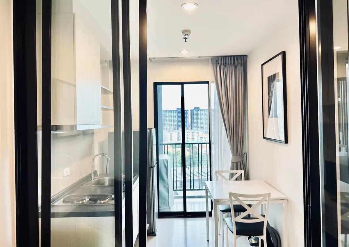 ให้เช่าคอนโดอ่อนนุช อุดมสุข : ให้เช่าคอนโด1 ห้องนอน ที่ The Base Park West Sukhumvit77 Btsอ่อนนุช ห้องพร้อมดูค่ะ