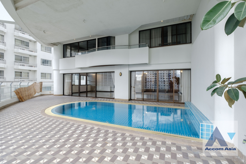 For RentCondoSukhumvit, Asoke, Thonglor : 🔽AccomA🔽 (✅vdo tour) Huge Terrace, Private Swimming Pool, Duplex Condo, Penthouse | 3 Beds Condominium for Rent in Sukhumvit, at Le Raffine Sukhumvit 24