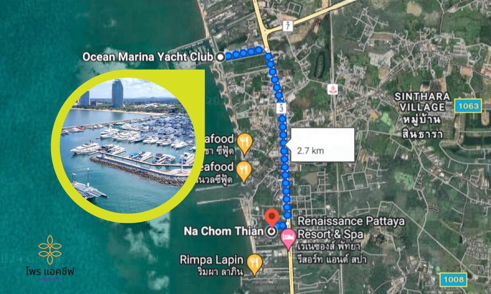 For SaleLandPattaya, Bangsaen, Chonburi : Land for sale by the sea, direct access to the beach, no road in between, suitable for a project, 5-star hotel.