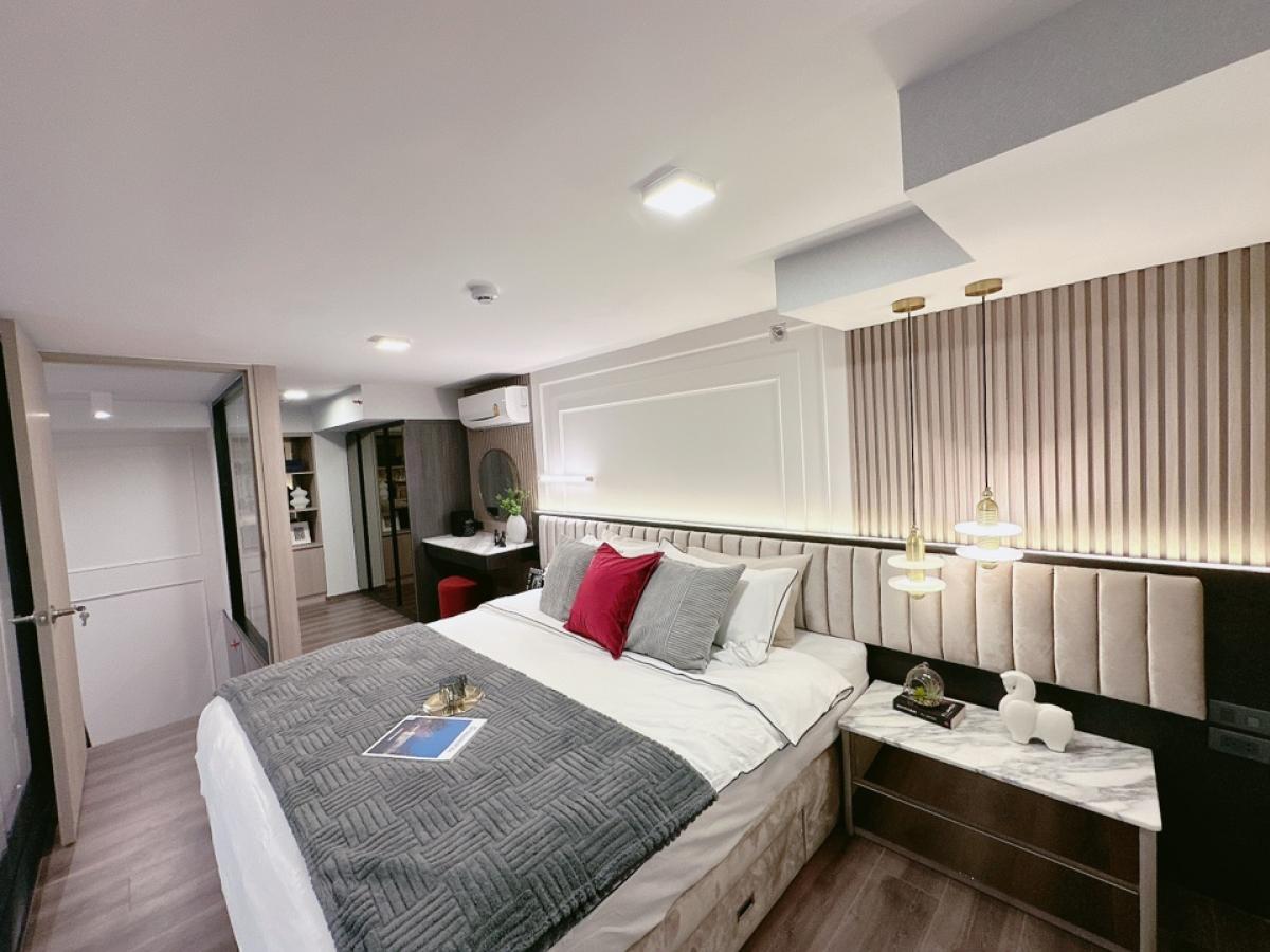 For SaleCondoRama9, Petchburi, RCA : 𝙄𝘿𝙀𝙊 𝙍𝘼𝙈𝘼𝟗-𝘼𝙎𝙊𝙆𝙀 New 2-storey room, free down payment 0 baht, easy installment 16,000/month, free of all expenses, take care of all loan matters for free.