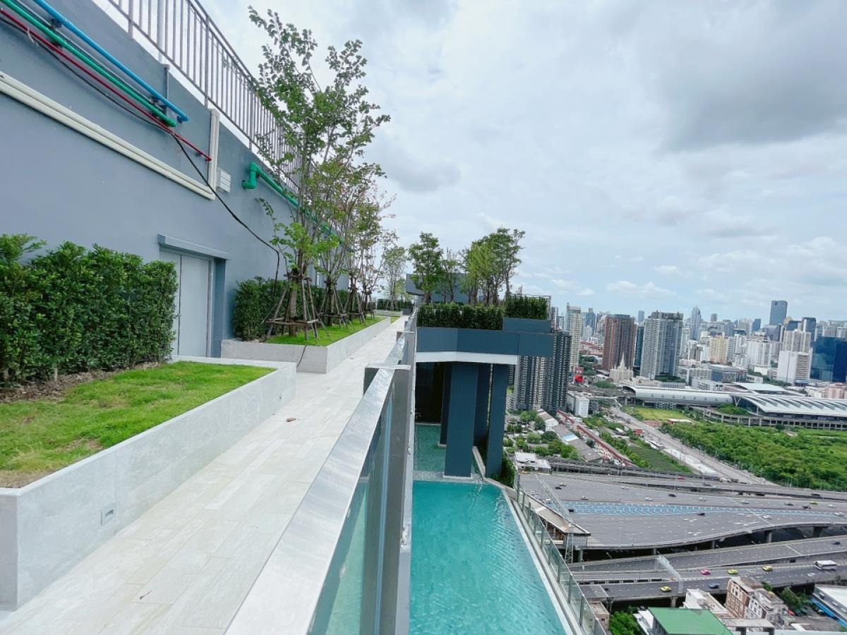 For SaleCondoRama9, Petchburi, RCA : 𝙄𝘿𝙀𝙊 𝙍𝘼𝙈𝘼𝟗-𝘼𝙎𝙊𝙆𝙀 New 2-storey room, free down payment 0 baht, easy installment 16,000/month, free of all expenses, take care of all loan matters for free.