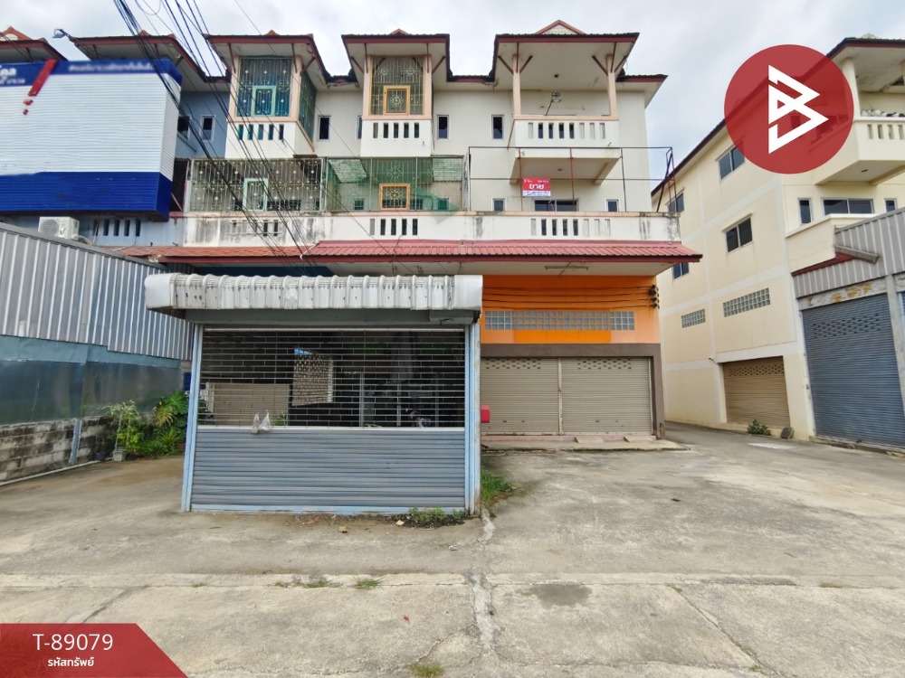For SaleShop HouseRatchaburi : For sale: 2 commercial buildings on Saeng Chuto Road, inbound to Ban Pong, Ratchaburi