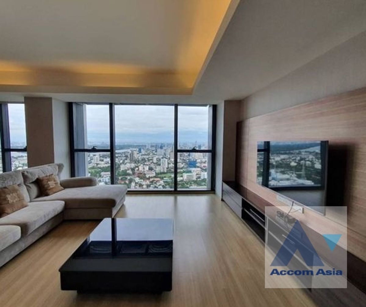 ให้เช่าคอนโดสาทร นราธิวาส : 🔼AccomA🔽 Luxury condo with panoramic views and contemporary design in Sathorn (AA13507)