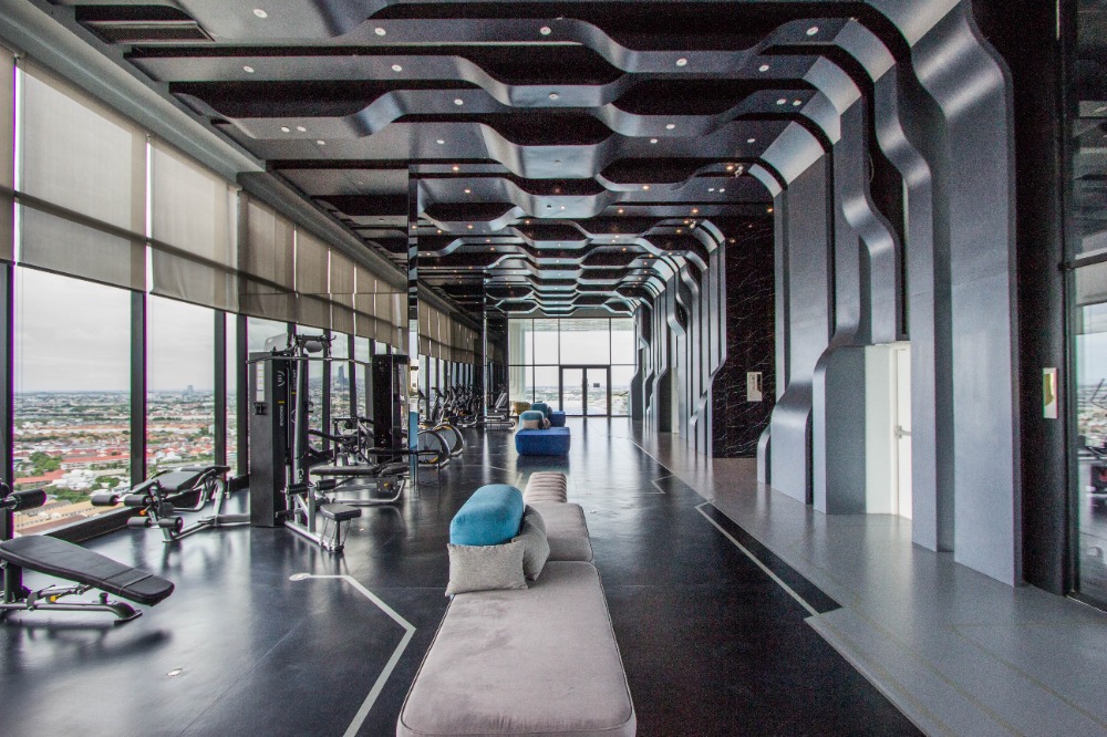 For RentCondoSamut Prakan,Samrong : Condo for rent next to BTS Thipawan, 0 meters. Knightsbridge Sukhumvit-Thepharak, 2 bedrooms, 39 sq.m., high floor, beautiful view, ready to move in, Free WIFI.