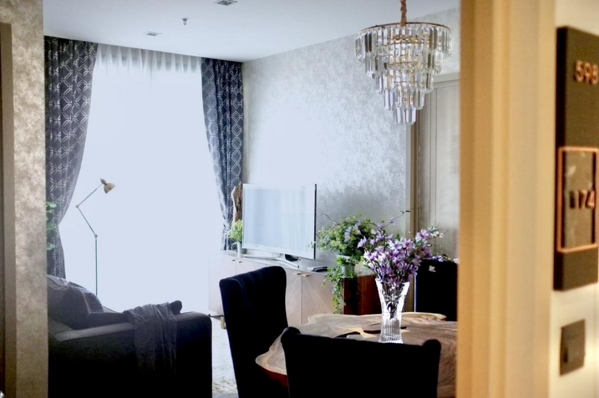 ขายคอนโดราชเทวี พญาไท : 📢👇 Charming nice modern decoration, fully furnished, near Siam square