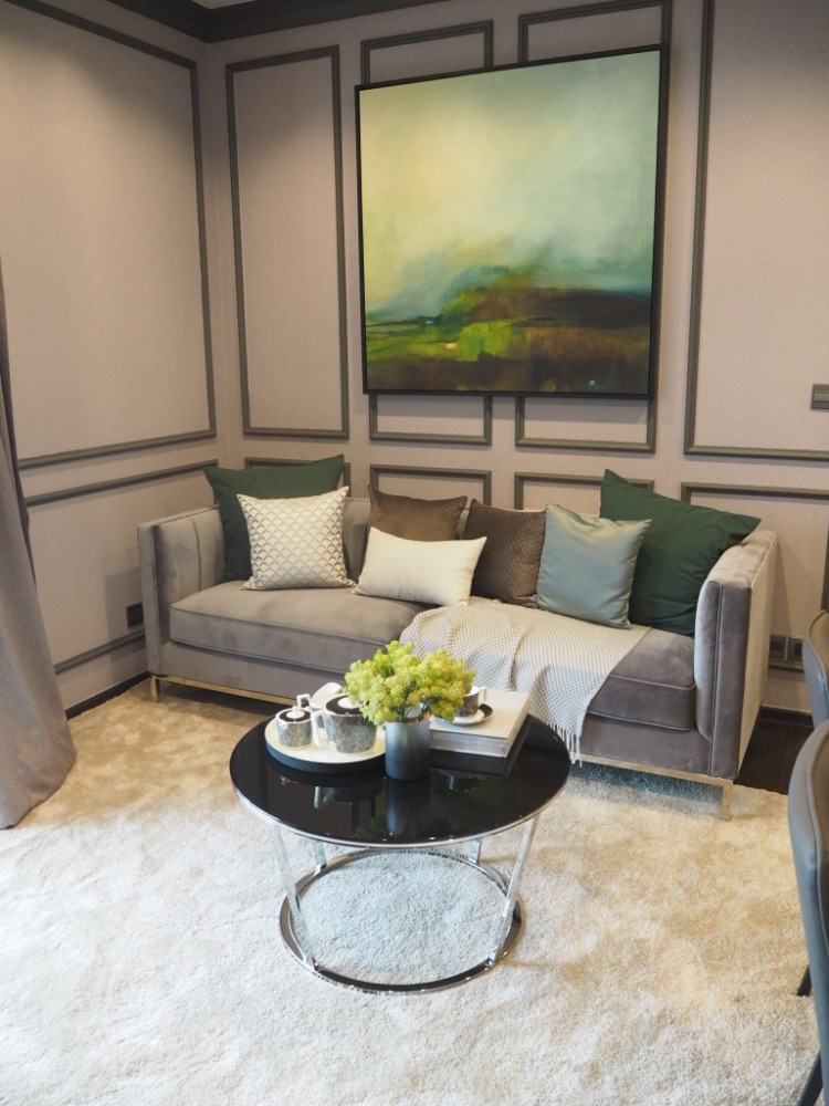 For RentCondoRatchathewi,Phayathai : 👑 The Line Ratchathewi 👑 2 bedrooms, 2 bathrooms, size 60 sq m., 20th floor, well decorated, beautiful, comfortable, fully furnished