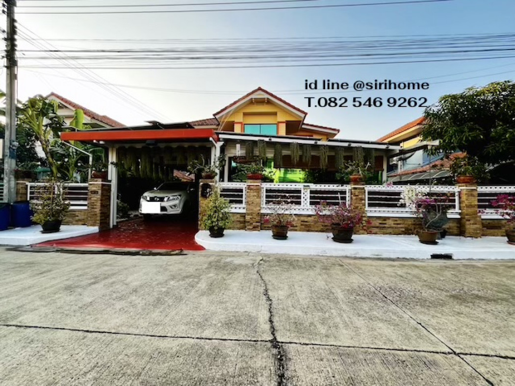 For SaleHouseMahachai Samut Sakhon : For sale: Single house, Sarin City The Lake Ville Rama 2, 190 sq m., 81 sq wa.