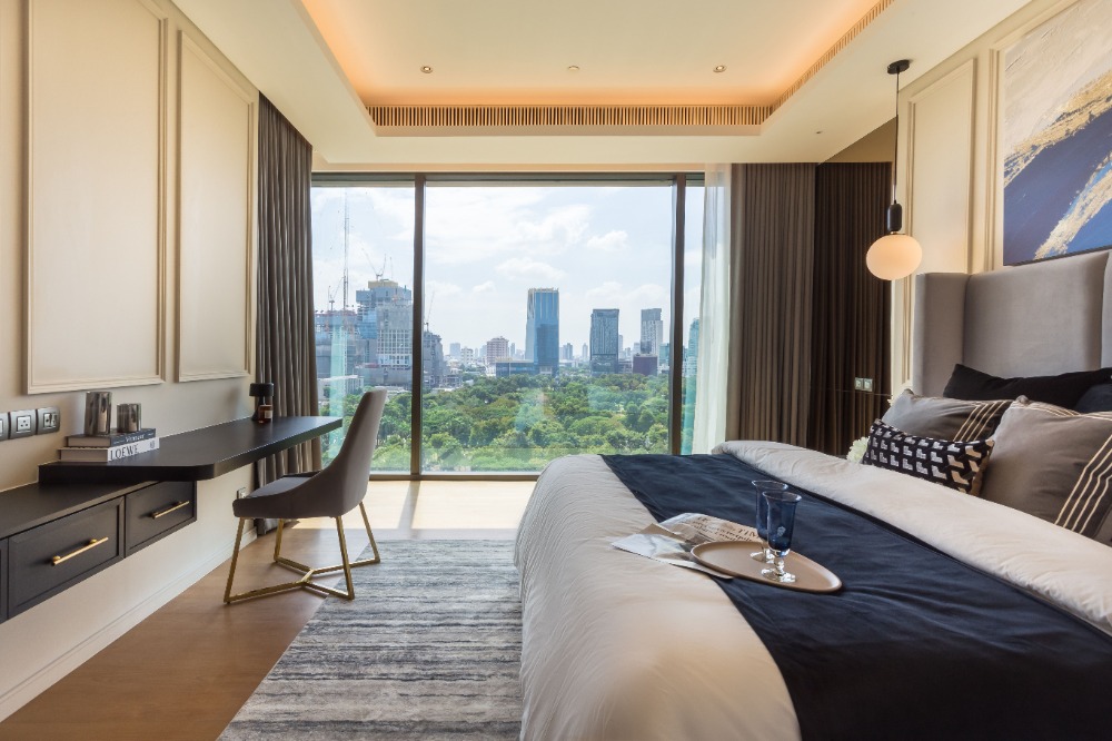 For SaleCondoWitthayu, Chidlom, Langsuan, Ploenchit : S-BSTL106 Condo for sale, Baan Sindhorn, Lang Suan, 15th floor, garden view, 87 sq m., 1 bedroom, 1 bathroom, 21.9 million, 064-959-8900