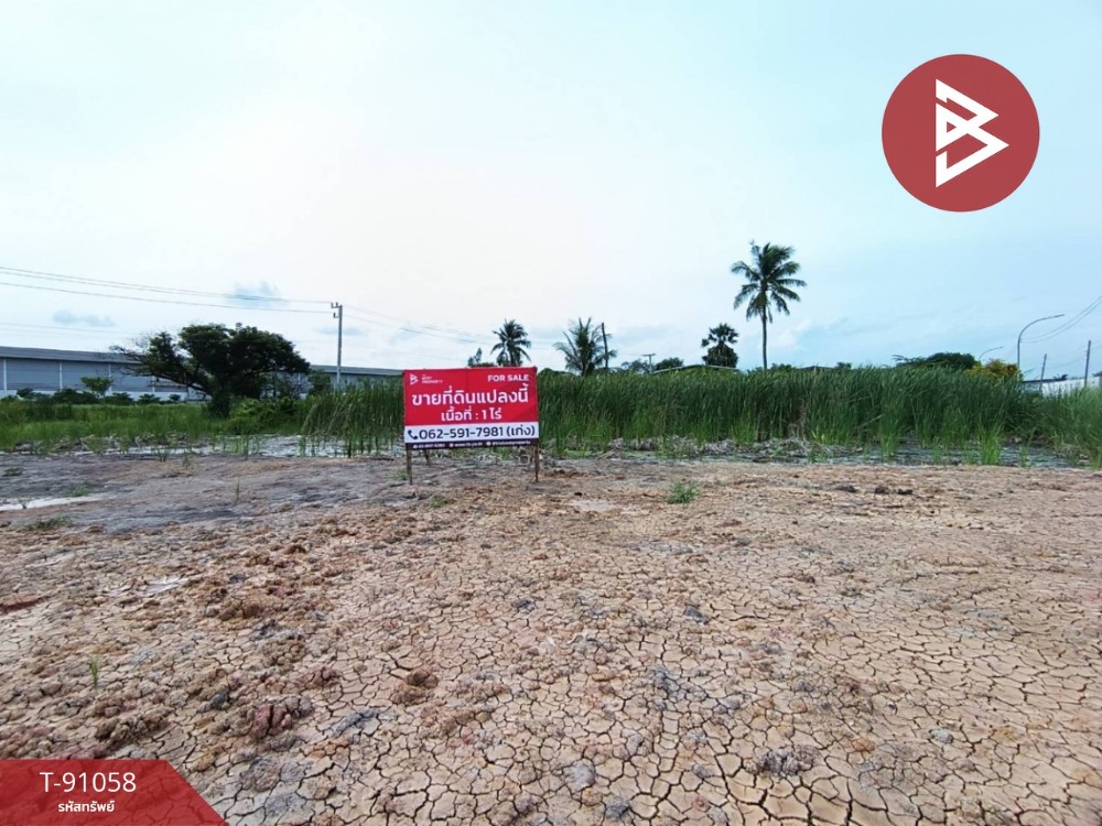 For SaleLandPathum Thani,Rangsit, Thammasat : Land for sale, area 1 rai, Thanyaburi, Pathum Thani