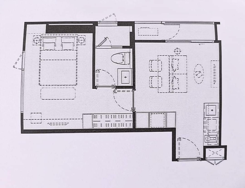 For RentCondoLadprao, Central Ladprao : for rent 1 bedroom park view with nice decoration