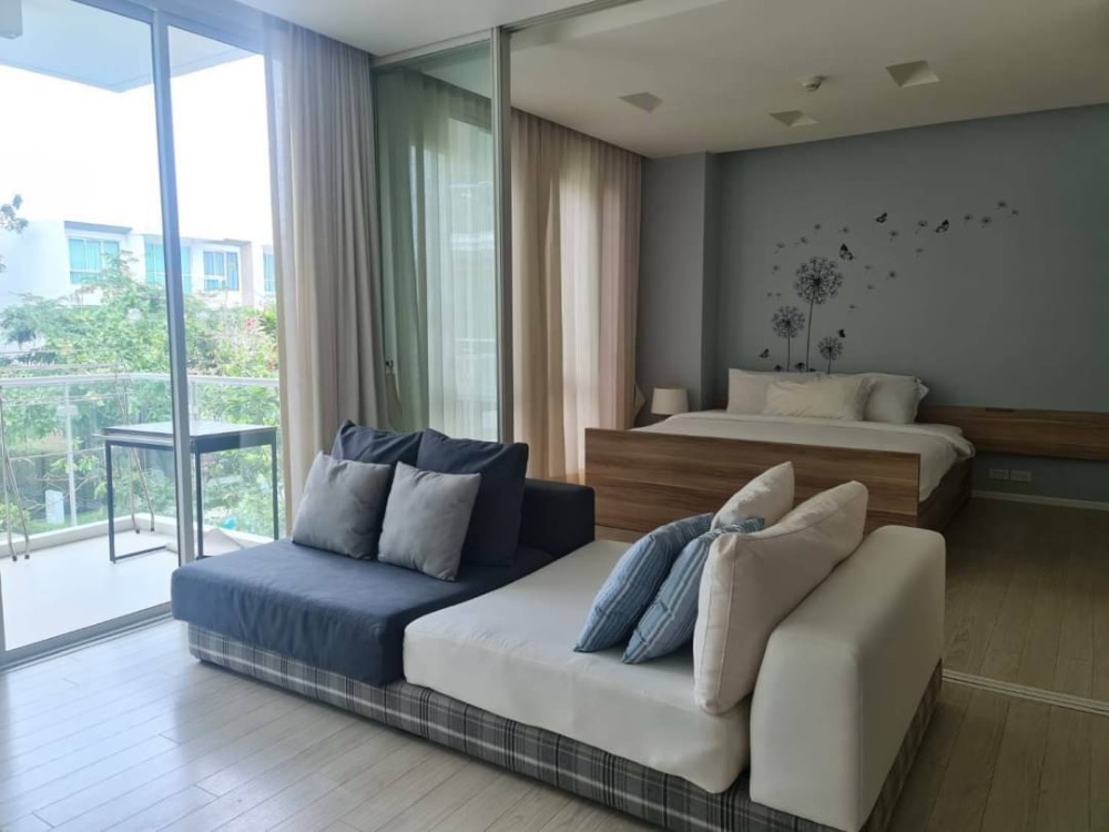 For RentCondoHuahin, Prachuap Khiri Khan, Pran Buri : For rent Wan Vayla Hua Hin Condo (Wan Vayla Condo) 3rd floor, beautiful room, pool view