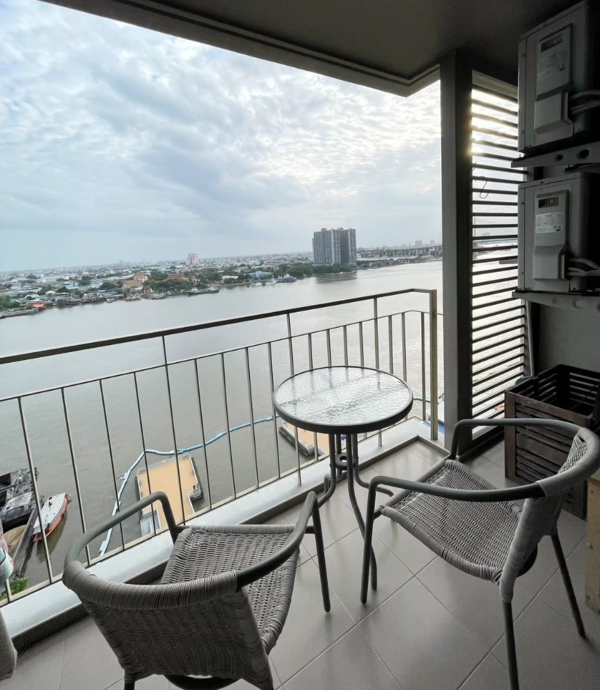 For SaleCondoRama3 (Riverside),Satupadit : S-LPRR122 Condo for sale, Lumpini Park Riverside Rama 3, 17th floor, Building A, river view, 104 sq m., 3 bedrooms, 2 bathrooms, 12.9 million, 064-959-8900