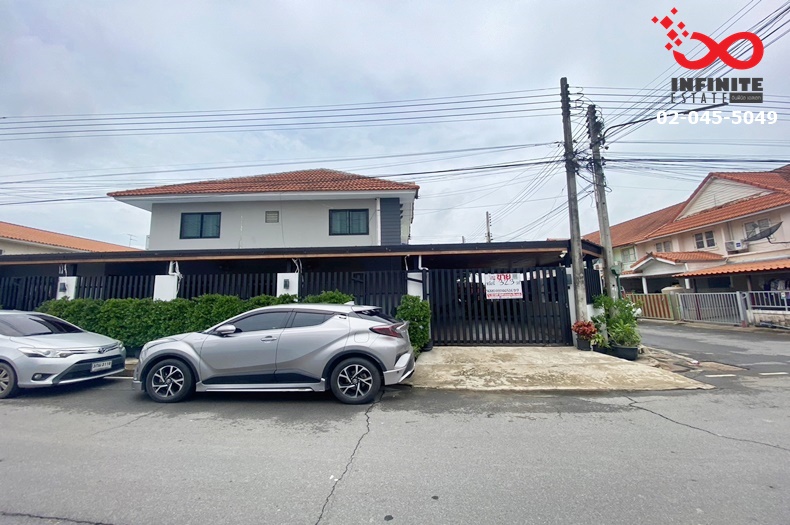 For SaleHouseChachoengsao : Townhouse for sale, 2 floors, 32.3 square wah, Pruksa 27, Luang Phaeng Road, Khlong Udom Chonlachon