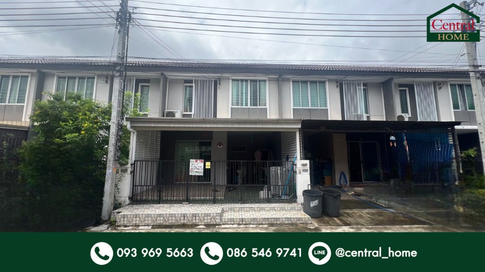 ขายทาวน์โฮมมีนบุรี-ร่มเกล้า : ทาวน์โฮม หมู่บ้าน พฤกษา วิลล์ 62/1 นิมิตใหม่