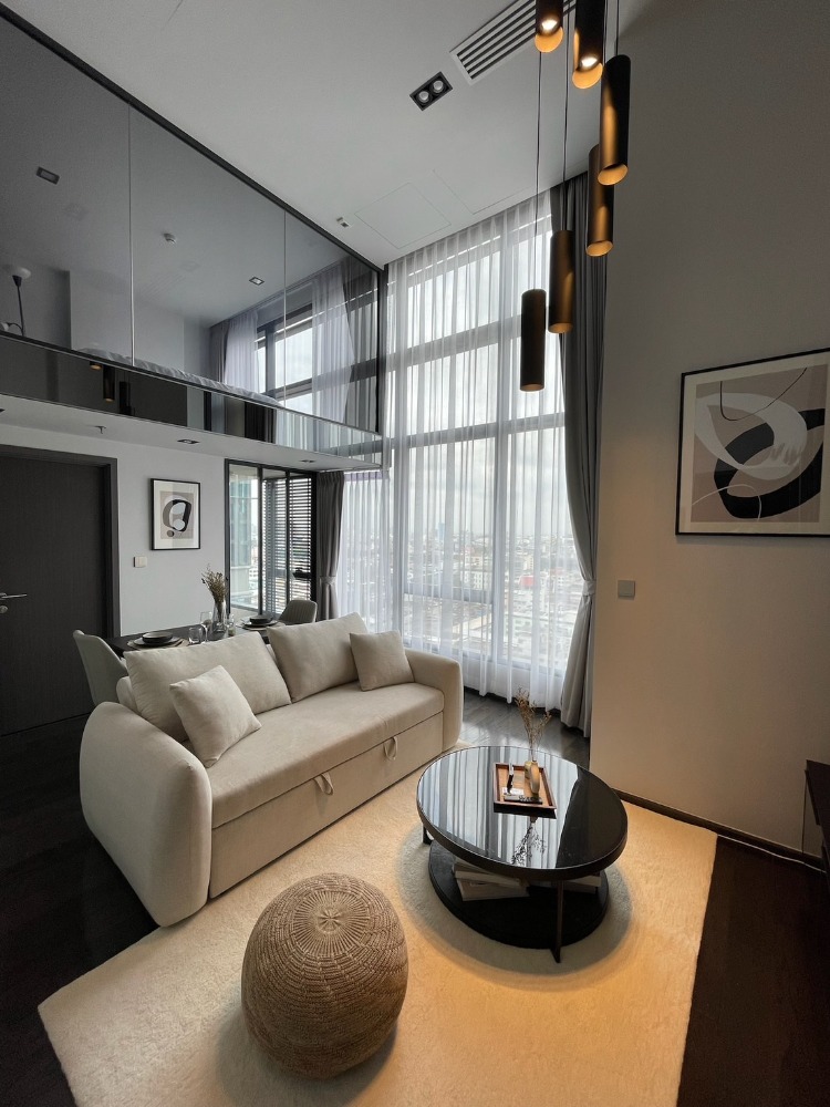 ให้เช่าคอนโดราชเทวี พญาไท : ห้องมุมสองชั้น แต่งสวย ของใช้พร้อมอยู่ ชั้นสูง Conner Ratchathewi