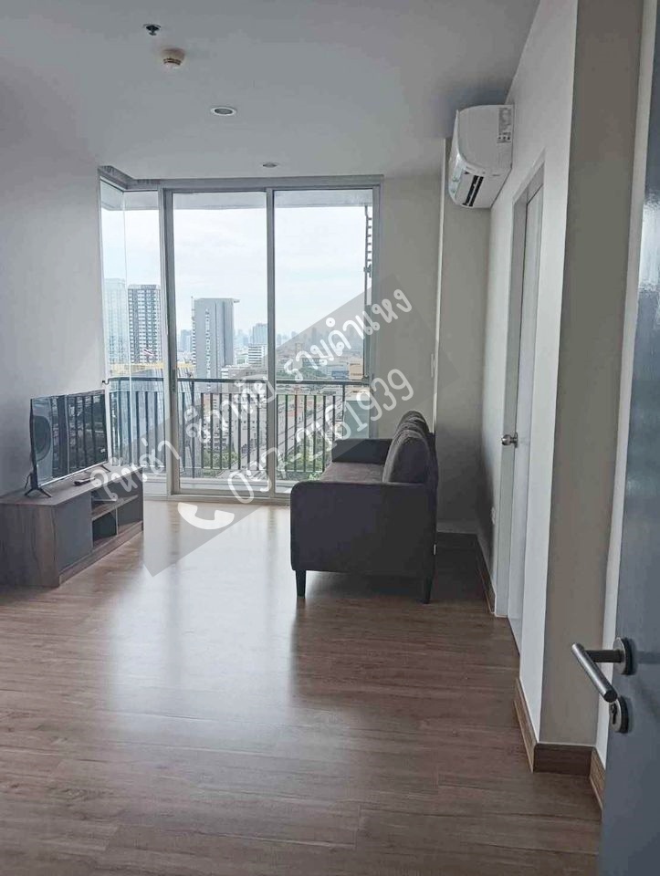 For RentCondoRamkhamhaeng, Hua Mak : Condo for rent, Chivathai Ramkhamhaeng, corner room, ready to move in, beautiful view 📞097-2161939