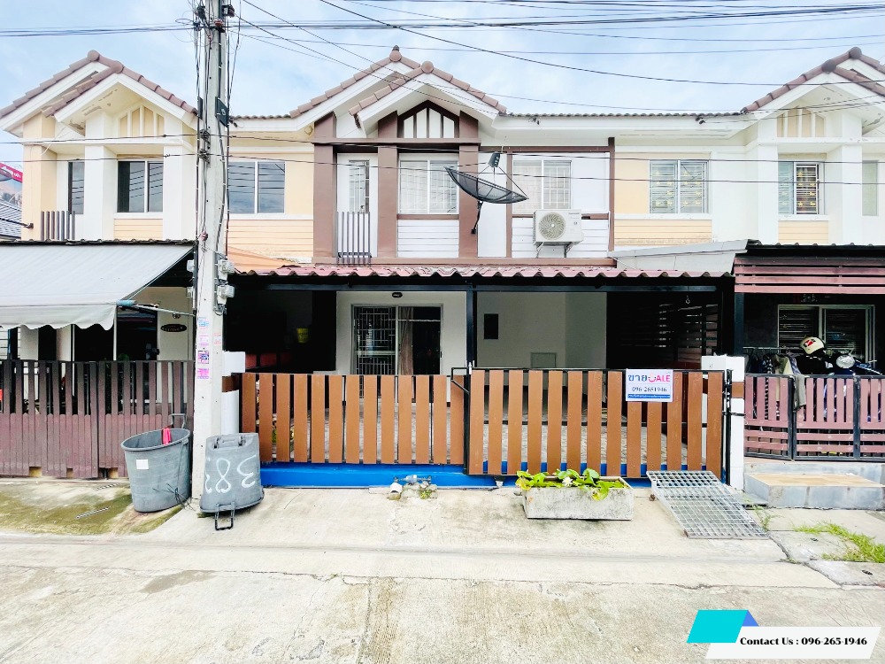 For SaleTownhomePathum Thani,Rangsit, Thammasat : For sale: Pruksa 71, good location, cheap price, beautiful house, ready to move in