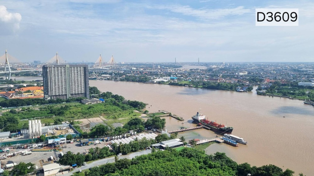 For SaleCondoRama3 (Riverside),Satupadit : For sale: Lumpini Park Riverside Rama 3, 1 bedroom, 32.5 sqm., 36th floor, Chao Phraya River view.