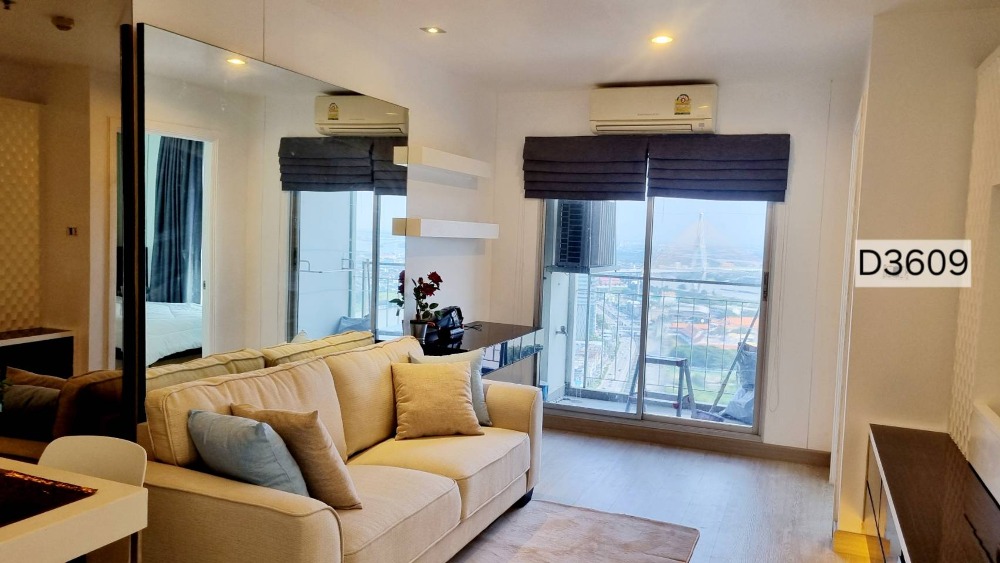 For SaleCondoRama3 (Riverside),Satupadit : For sale: Lumpini Park Riverside Rama 3, 1 bedroom, 32.5 sqm., 36th floor, Chao Phraya River view.