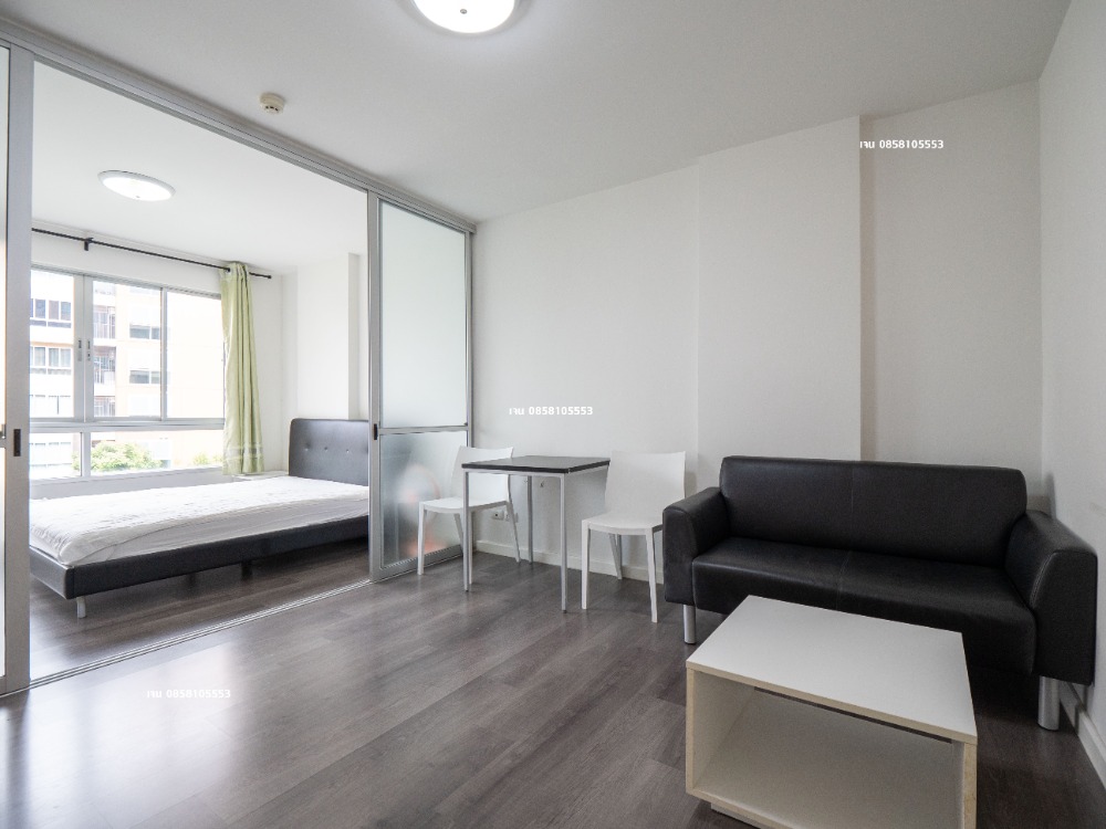 For RentCondoPathum Thani,Rangsit, Thammasat : Condo for rent, 30 sq m., Phase 1, Building D, 4th floor, good location, good view, swimming pool and beautiful garden view, east side, D-Condo Campus Resort Rangsit, near Thammasat University Rangsit, for rent, D-Condo Campus Resort Rangsit, room size 30