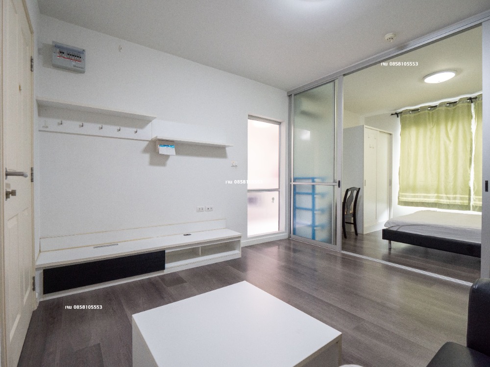 For RentCondoPathum Thani,Rangsit, Thammasat : Condo for rent, 30 sq m., Phase 1, Building D, 4th floor, good location, good view, swimming pool and beautiful garden view, east side, D-Condo Campus Resort Rangsit, near Thammasat University Rangsit, for rent, D-Condo Campus Resort Rangsit, room size 30