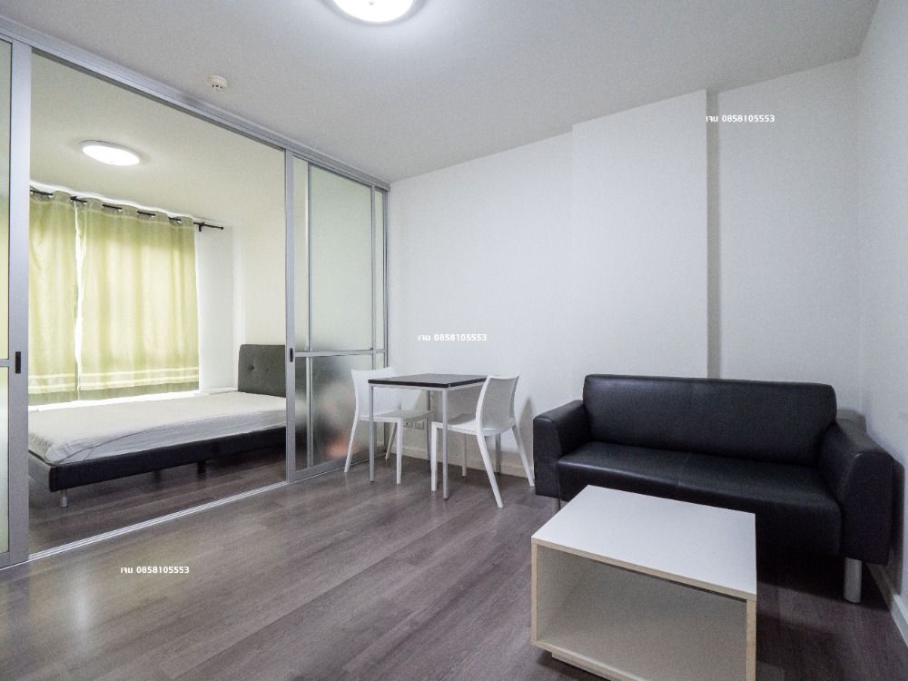 For RentCondoPathum Thani,Rangsit, Thammasat : Condo for rent, 30 sq m., Phase 1, Building D, 4th floor, good location, good view, swimming pool and beautiful garden view, east side, D-Condo Campus Resort Rangsit, near Thammasat University Rangsit, for rent, D-Condo Campus Resort Rangsit, room size 30