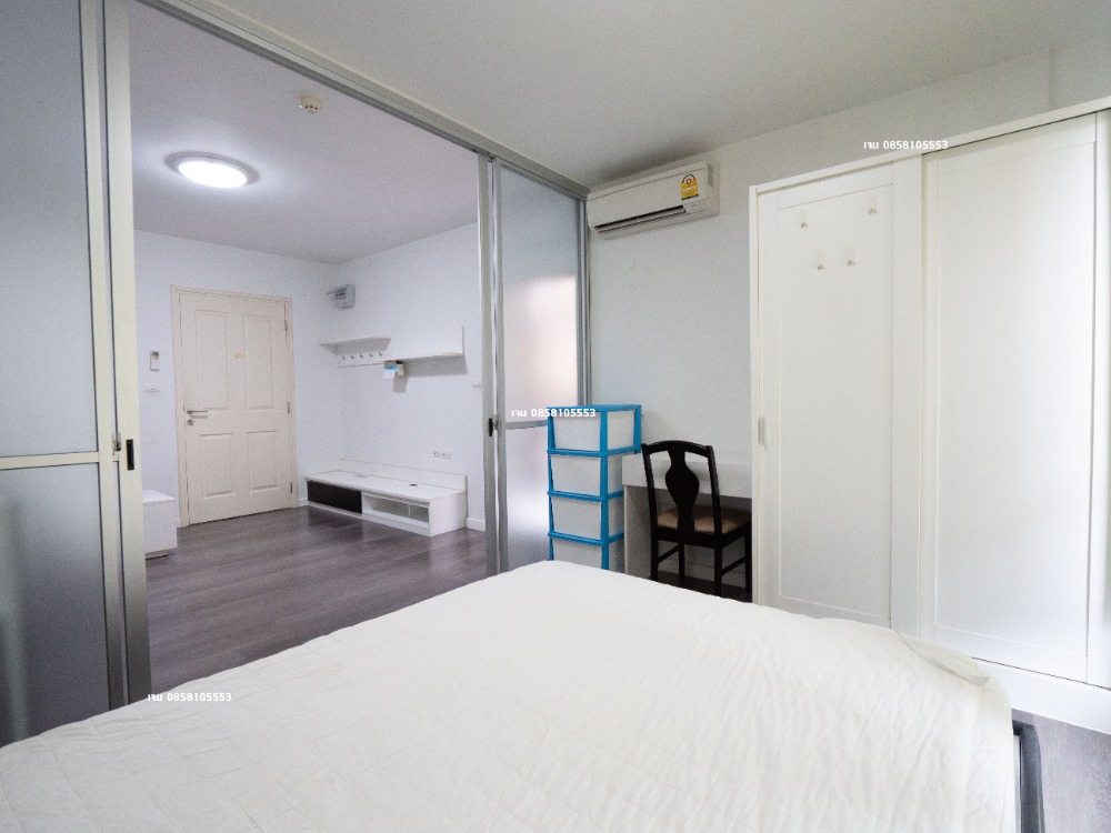 For RentCondoPathum Thani,Rangsit, Thammasat : Condo for rent, 30 sq m., Phase 1, Building D, 4th floor, good location, good view, swimming pool and beautiful garden view, east side, D-Condo Campus Resort Rangsit, near Thammasat University Rangsit, for rent, D-Condo Campus Resort Rangsit, room size 30