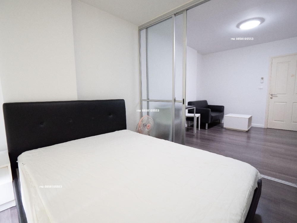 For RentCondoPathum Thani,Rangsit, Thammasat : Condo for rent, 30 sq m., Phase 1, Building D, 4th floor, good location, good view, swimming pool and beautiful garden view, east side, D-Condo Campus Resort Rangsit, near Thammasat University Rangsit, for rent, D-Condo Campus Resort Rangsit, room size 30