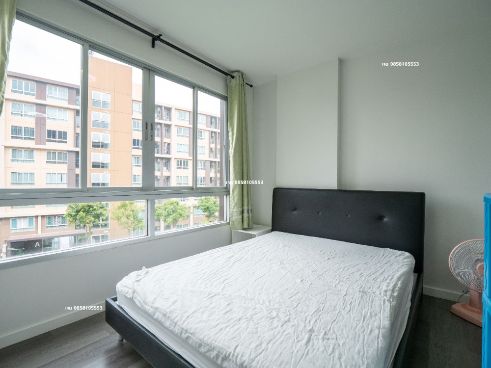 For RentCondoPathum Thani,Rangsit, Thammasat : Condo for rent, 30 sq m., Phase 1, Building D, 4th floor, good location, good view, swimming pool and beautiful garden view, east side, D-Condo Campus Resort Rangsit, near Thammasat University Rangsit, for rent, D-Condo Campus Resort Rangsit, room size 30