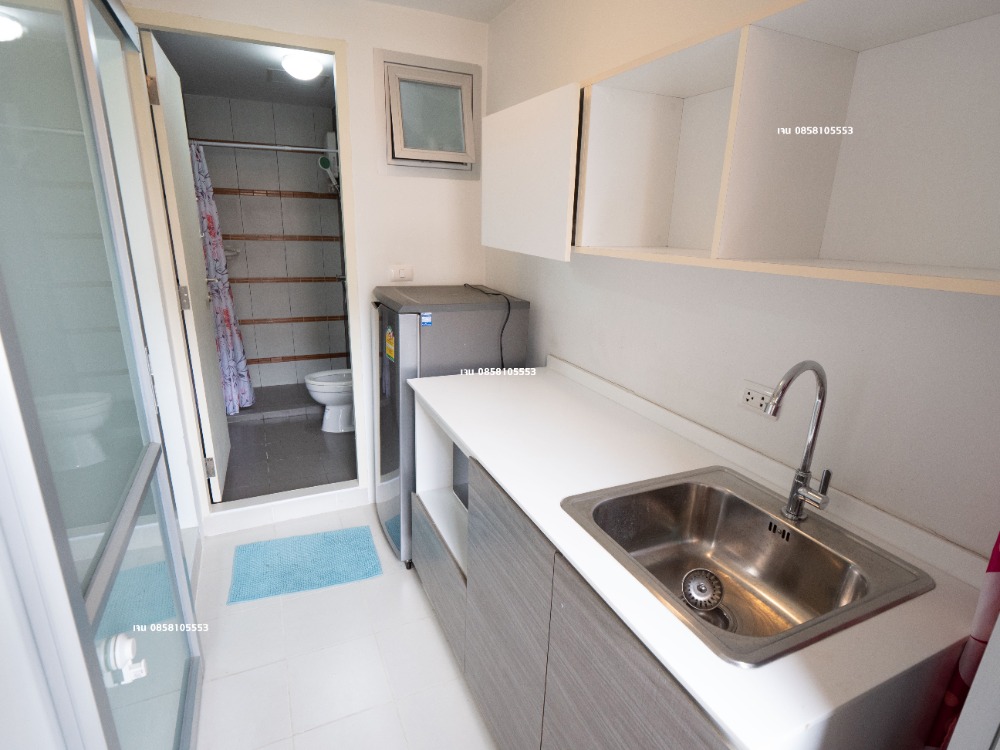 For RentCondoPathum Thani,Rangsit, Thammasat : Condo for rent, 30 sq m., Phase 1, Building D, 4th floor, good location, good view, swimming pool and beautiful garden view, east side, D-Condo Campus Resort Rangsit, near Thammasat University Rangsit, for rent, D-Condo Campus Resort Rangsit, room size 30