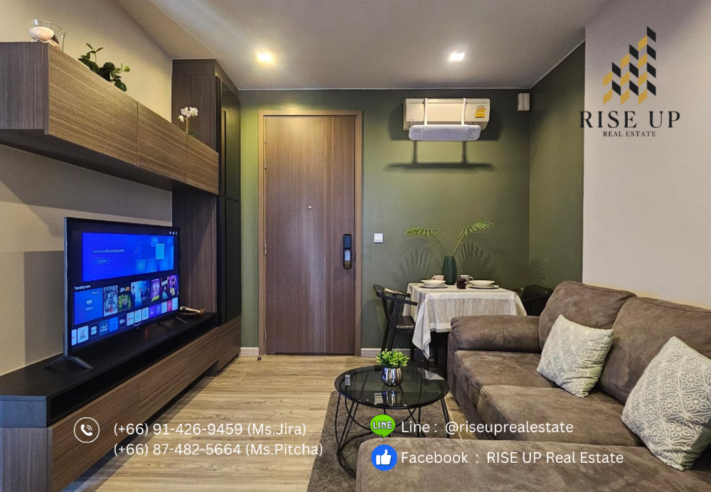 ให้เช่าคอนโดอ่อนนุช อุดมสุข : ปล่อยเช่า 📣 The Line Sukhumvit 71, 1 Bedroom, 1 Bathroom, 30 sq. m. 🔥 20,000 บาท/เดือน🔥
